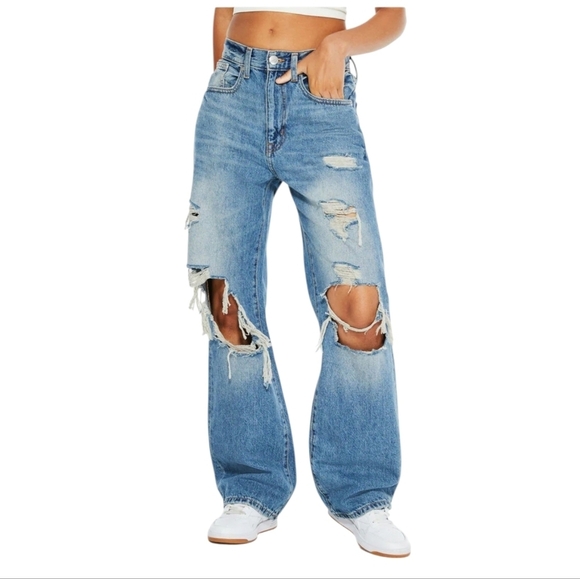 Aeropostale Denim - Aeropostale Low Rise Skater Non Stretch Denim Distressed Jean Size 4R
